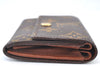 Authentic Louis Vuitton Monogram Porte Monnaie Plat Coin Purse M61930 LV K8410