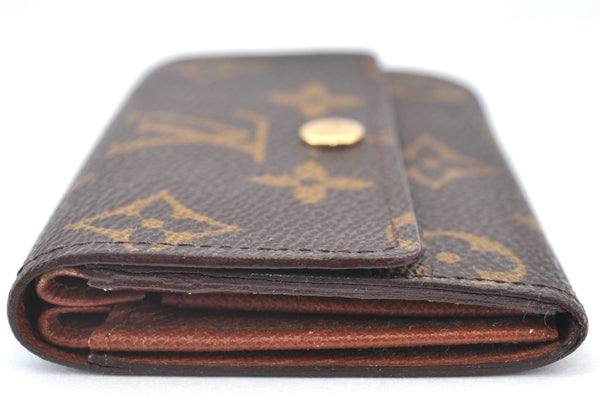 Authentic Louis Vuitton Monogram Porte Monnaie Plat Coin Purse M61930 LV K8410