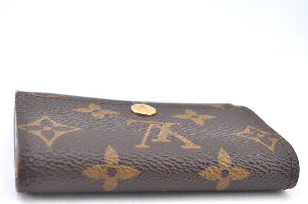 Authentic Louis Vuitton Monogram Porte Monnaie Plat Coin Purse M61930 LV K8410
