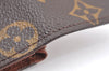 Authentic Louis Vuitton Monogram Porte Monnaie Plat Coin Purse M61930 LV K8410