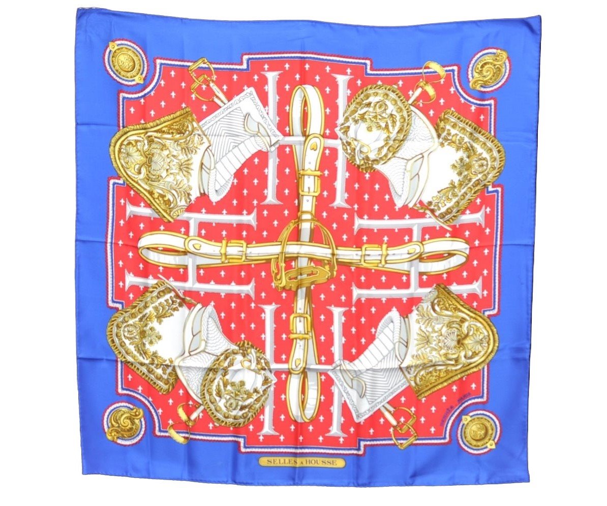 Authentic HERMES Carre 90 Scarf 