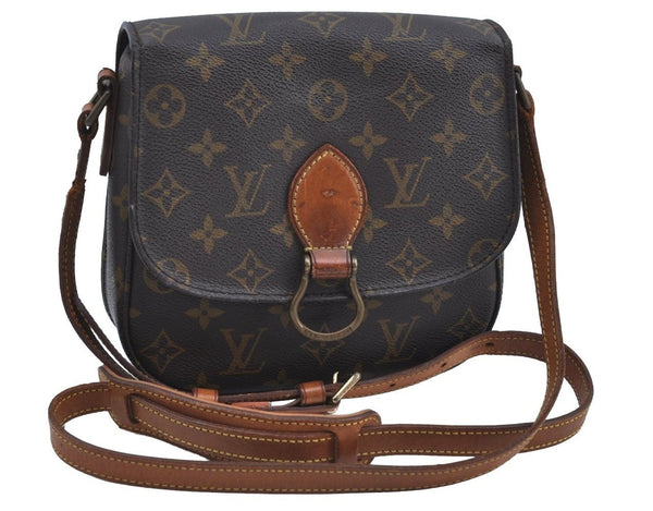 Authentic Louis Vuitton Monogram Saint Cloud MM M51243 Shoulder Cross Bag K8418