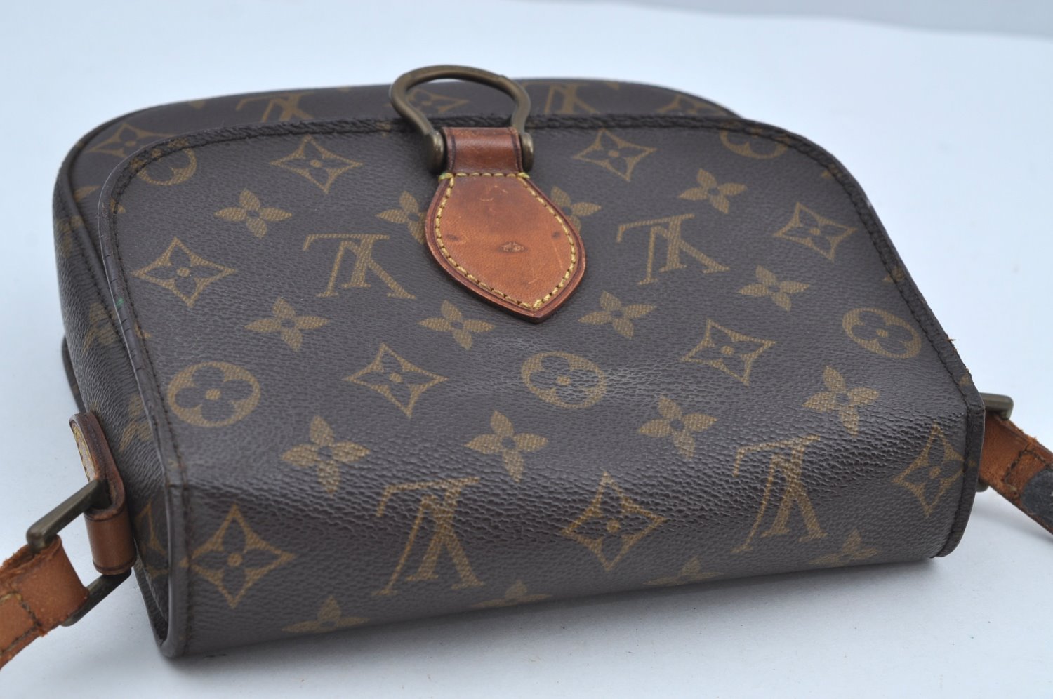 Authentic Louis Vuitton Monogram Saint Cloud MM M51243 Shoulder Cross Bag K8418
