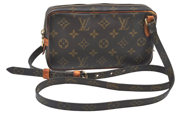 Auth Louis Vuitton Monogram Marly Bandouliere Shoulder Cross Bag M51828 LV K8419