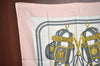 Authentic HERMES Carre 90 Scarf "BRIDES de GALA par" Silk Pink K8420