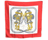 Authentic HERMES Carre 90 Scarf "BRIDES de GALA par" Silk Red Box K8424