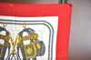 Authentic HERMES Carre 90 Scarf "BRIDES de GALA par" Silk Red Box K8424