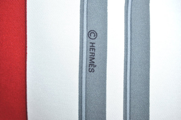 Authentic HERMES Carre 90 Scarf "BRIDES de GALA par" Silk Red Box K8424