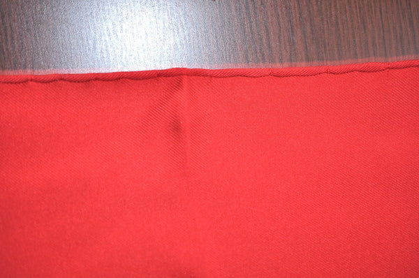 Authentic HERMES Carre 90 Scarf "BRIDES de GALA par" Silk Red Box K8424