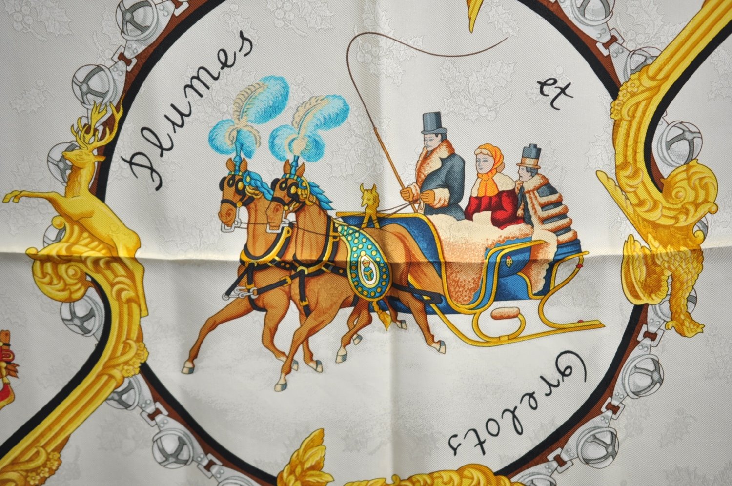 Authentic HERMES Carre 90 Scarf 