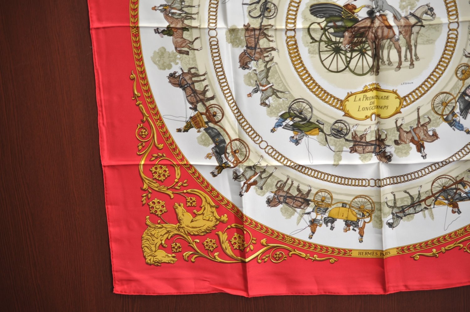 Authentic HERMES Carre 90 Scarf 