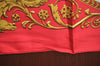 Authentic HERMES Carre 90 Scarf "LA PROMENADE DE LONGCHAMPS" Silk Red Box K8427