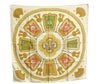 Authentic HERMES Carre 90 Scarf "Poste et Cavalerie" Silk Light Beige Box K8428