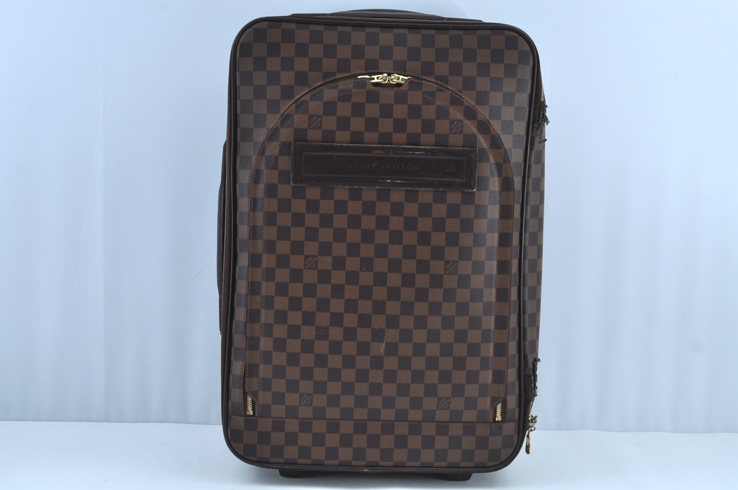 Authentic Louis Vuitton Damier Pegase 55 Travel Carry Bag N23294 LV Junk K8430