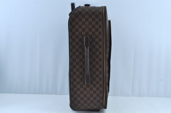 Authentic Louis Vuitton Damier Pegase 55 Travel Carry Bag N23294 LV Junk K8430