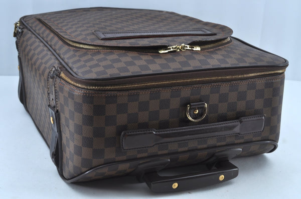 Authentic Louis Vuitton Damier Pegase 55 Travel Carry Bag N23294 LV Junk K8430