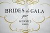 Authentic HERMES Carre 90 Scarf "BRIDES de GALA par" Silk Red K8433