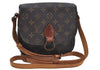 Auth Louis Vuitton Monogram Saint Cloud MM M51243 Shoulder Cross Bag Junk K8435