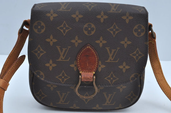 Auth Louis Vuitton Monogram Saint Cloud MM M51243 Shoulder Cross Bag Junk K8435