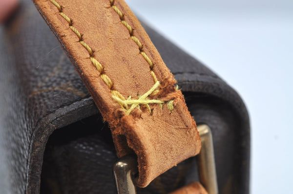 Auth Louis Vuitton Monogram Saint Cloud MM M51243 Shoulder Cross Bag Junk K8435