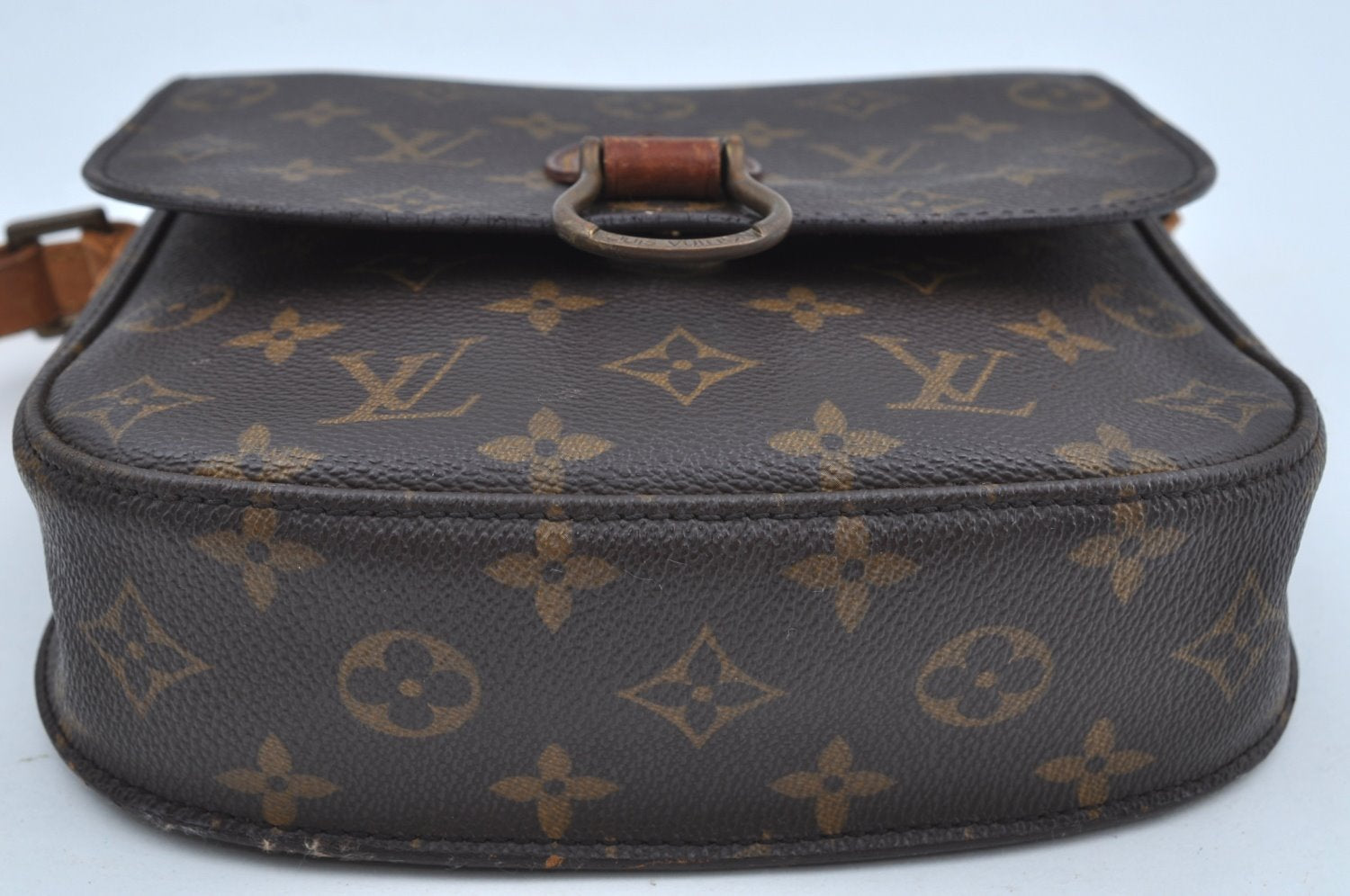 Auth Louis Vuitton Monogram Saint Cloud MM M51243 Shoulder Cross Bag Junk K8435