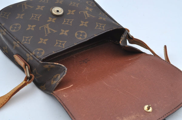 Auth Louis Vuitton Monogram Saint Cloud MM M51243 Shoulder Cross Bag Junk K8435