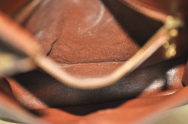 Auth Louis Vuitton Monogram Saint Cloud MM M51243 Shoulder Cross Bag Junk K8435