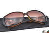 Authentic GUCCI Interlocking Sunglasses Rhinestone Plastic GG 3578/S Brown K8436