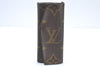 Authentic Louis Vuitton Monogram Cigarette Case Key Case Brown 3Set Junk K8439