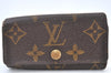 Authentic Louis Vuitton Monogram Cigarette Case Key Case Brown 3Set Junk K8439