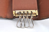 Authentic Louis Vuitton Monogram Cigarette Case Key Case Brown 3Set Junk K8439