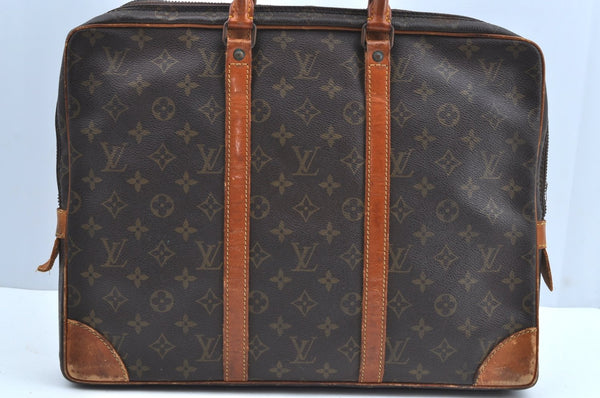 Auth Louis Vuitton Monogram Porte Documents Voyage M53361 Briefcase Junk K8440