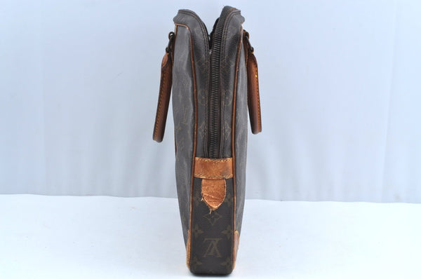 Auth Louis Vuitton Monogram Porte Documents Voyage M53361 Briefcase Junk K8440