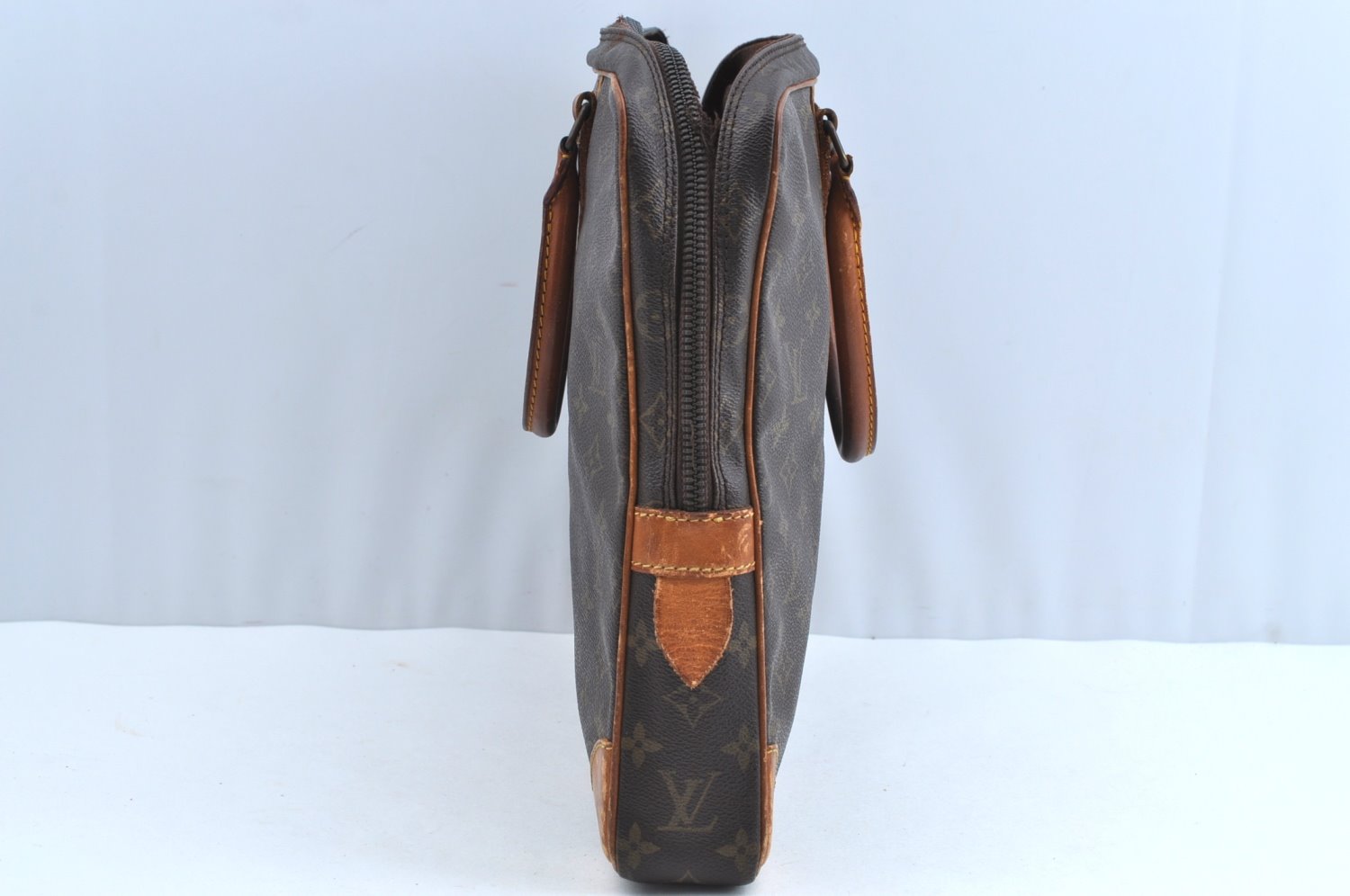 Auth Louis Vuitton Monogram Porte Documents Voyage M53361 Briefcase Junk K8440