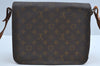 Auth Louis Vuitton Monogram Cartouchiere GM Shoulder Cross Bag Old Model K8443