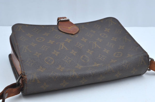 Auth Louis Vuitton Monogram Cartouchiere GM Shoulder Cross Bag Old Model K8443