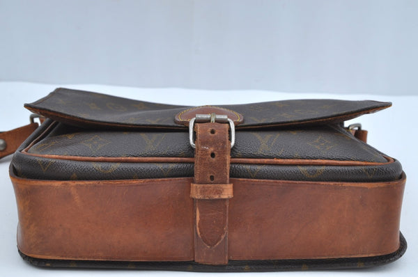 Auth Louis Vuitton Monogram Cartouchiere GM Shoulder Cross Bag Old Model K8443