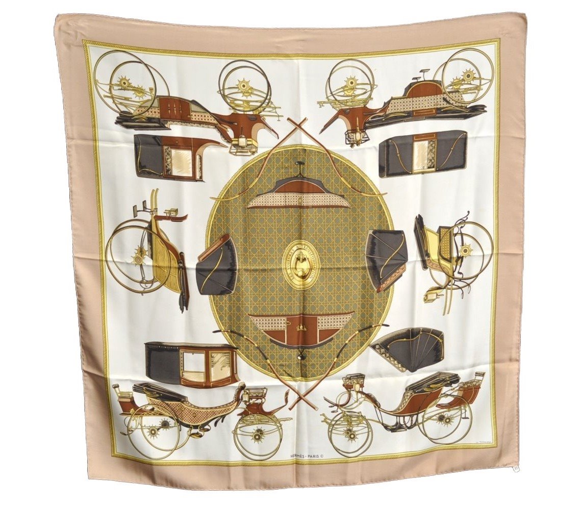 Authentic HERMES Carre 90 Scarf 