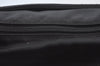 Authentic GUCCI Bamboo 2Way Shoulder Hand Bag Purse Nylon Leather Black K8446