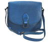 Auth Louis Vuitton Epi Saint Cloud GM Shoulder Cross Body Bag M52195 Blue K8448