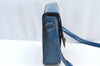Auth Louis Vuitton Epi Saint Cloud GM Shoulder Cross Body Bag M52195 Blue K8448
