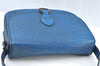 Auth Louis Vuitton Epi Saint Cloud GM Shoulder Cross Body Bag M52195 Blue K8448