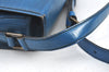 Auth Louis Vuitton Epi Saint Cloud GM Shoulder Cross Body Bag M52195 Blue K8448