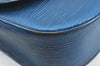 Auth Louis Vuitton Epi Saint Cloud GM Shoulder Cross Body Bag M52195 Blue K8448
