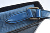 Auth Louis Vuitton Epi Saint Cloud GM Shoulder Cross Body Bag M52195 Blue K8448
