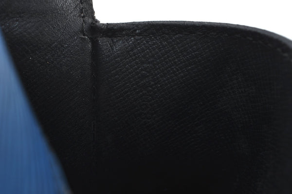 Auth Louis Vuitton Epi Saint Cloud GM Shoulder Cross Body Bag M52195 Blue K8448