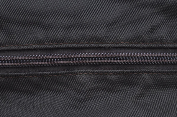 Authentic GUCCI Bamboo Vintage Shoulder Hand Bag Purse Nylon Leather Brown K8450