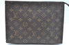 Auth Louis Vuitton Monogram Poche Toilette 26 Cosmetics Pouch Old Model LV K8452