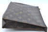 Auth Louis Vuitton Monogram Poche Toilette 26 Cosmetics Pouch Old Model LV K8452