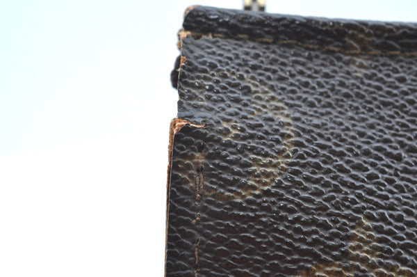 Auth Louis Vuitton Monogram Poche Toilette 26 Cosmetics Pouch Old Model LV K8452